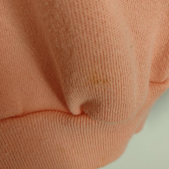 Vintage Floral Bird Of Paradise Custom Design Peachy Pink Grandma Sweatshirt - Picture 7 of 8